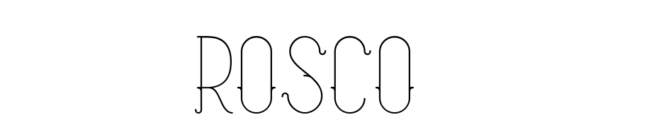 Rosco & Salvia Light Yazı tipi ücretsiz indir